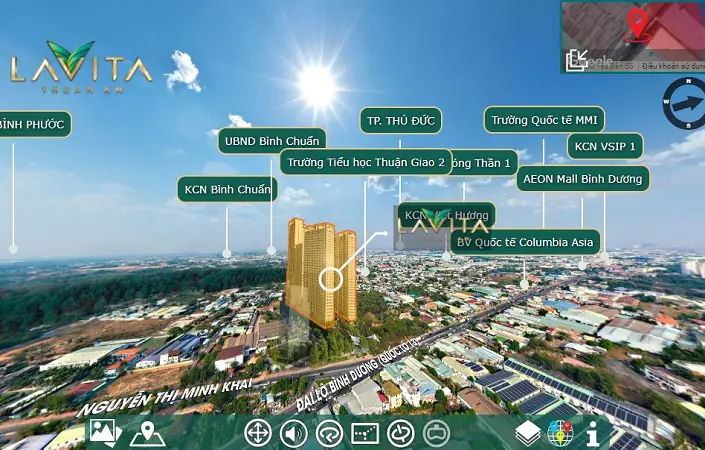 Giải pháp vr360 bất động sản thay thế cho mô hình kiến trúc của dự án