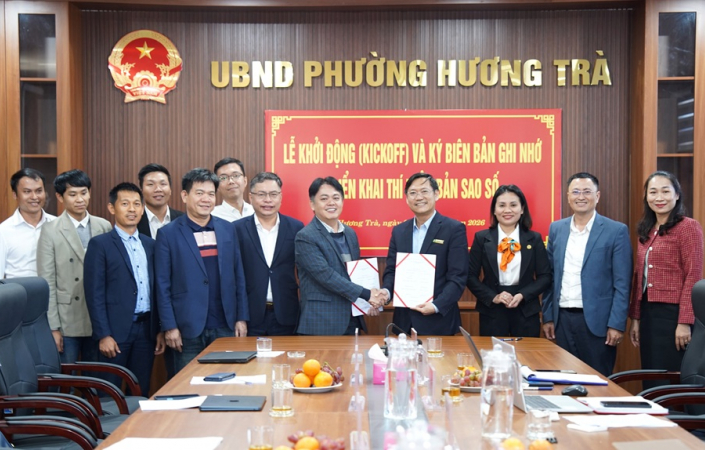 Kickoff dự án Bản sao số phường Hương Trà, khởi động Liên minh DDTA