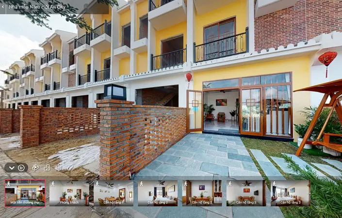 Nam Hội An City: Di chuyển và khám phá căn hộ mẫu qua chuyến tham quan ảo