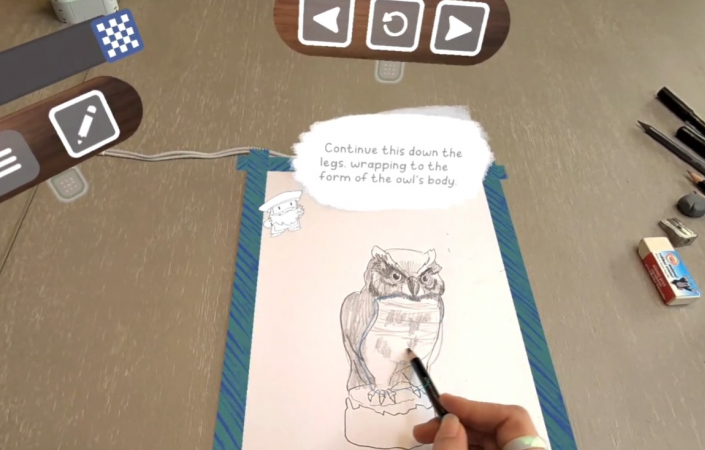 Pencil! Công cụ giáo dục thực tế hỗn hợp nâng cao kỹ năng vẽ  