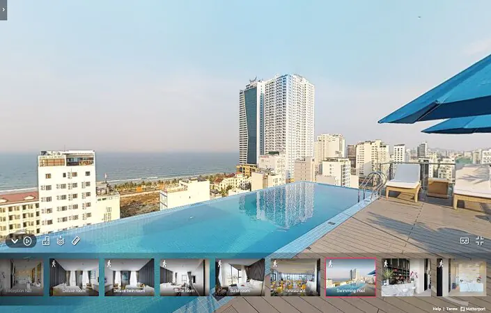 Tham quan ảo khách sạn Grand Ocean Luxury Boutique và khách sạn Crystal Đà Nẵng