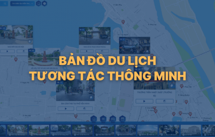 Trải nghiệm bản đvồ du lịch tương tác thông minh 360 độ