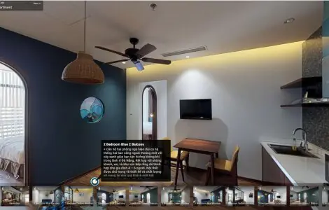 Ứng dụng công nghệ không gian 3D trong việc xem nhà mẫu hoặc căn hộ mẫu