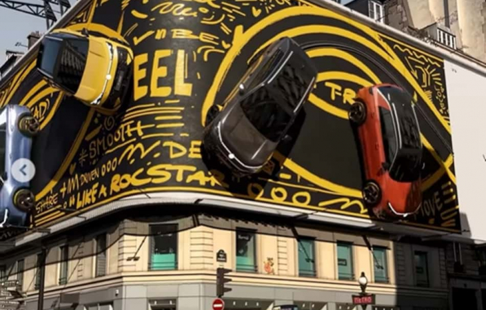 Volkswagen ra mắt chiến dịch quảng cáo ngoài trời ứng dụng Mixed Reality tại Paris