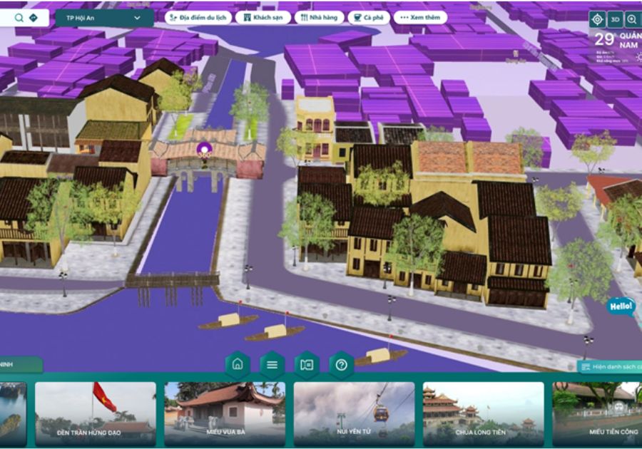 Tính năng vrsmart tourism