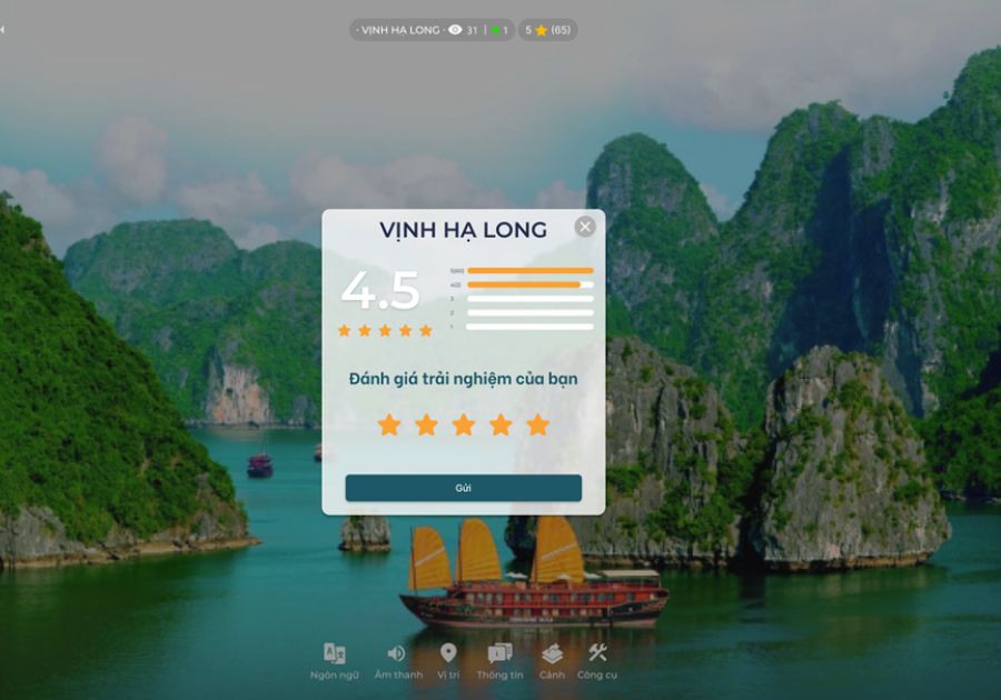 Tính năng vrsmart tourism