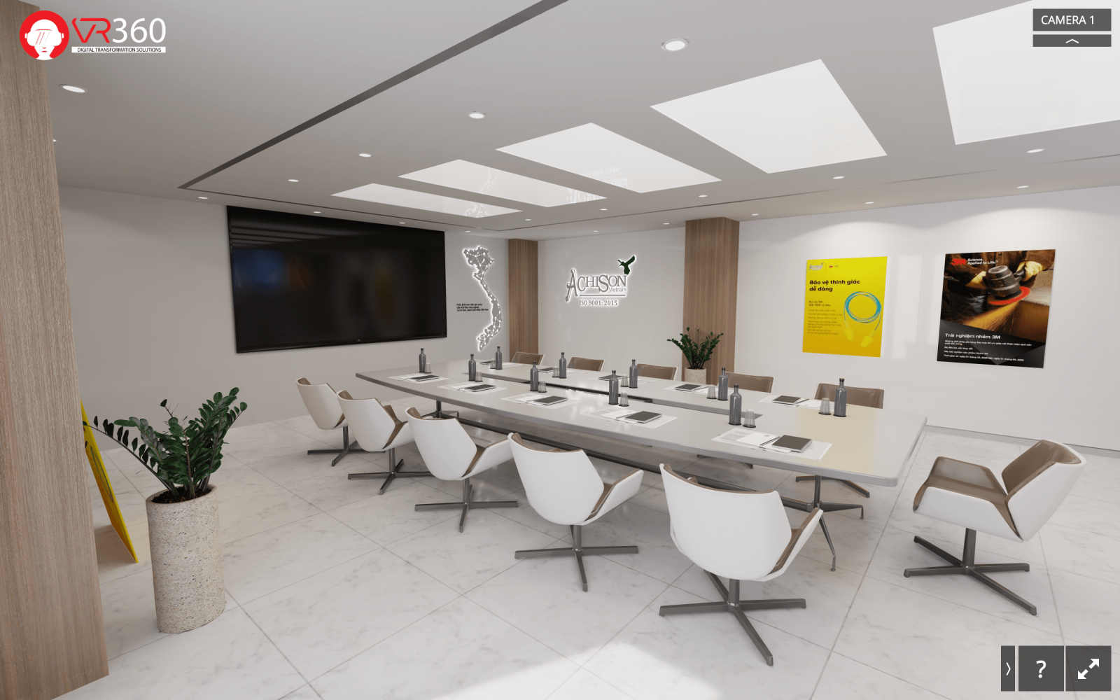 Không gian kiến trúc 3D sử dụng công nghệ Metaverse Space