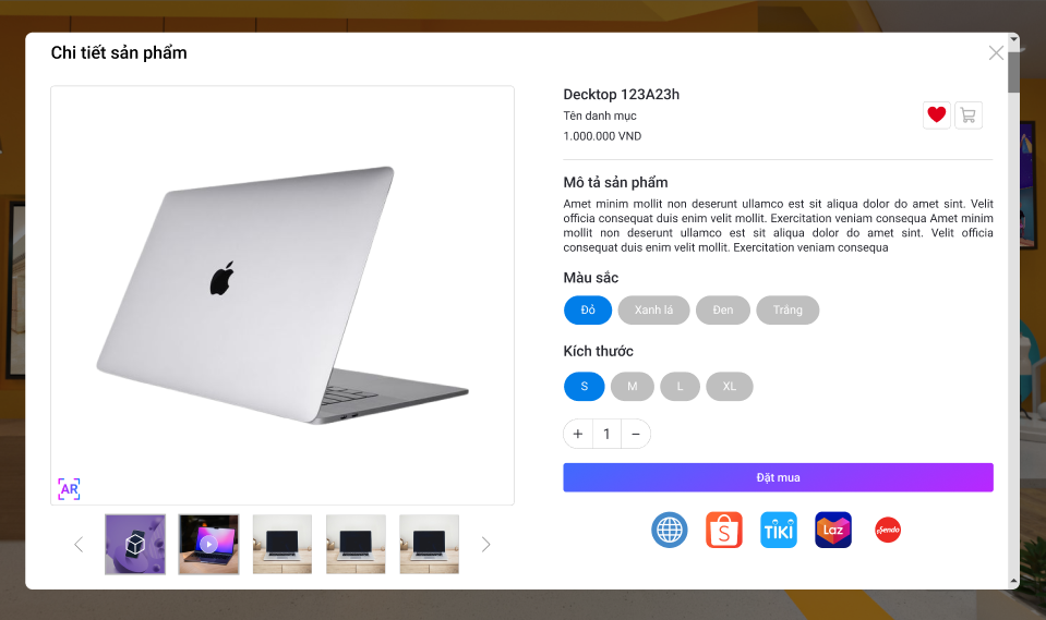 vrMall - Trung tâm thương mại thực tế ảo đầu tiên tại Việt Nam 