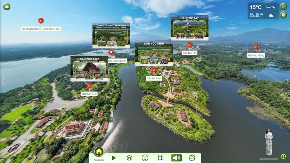 Tour thực tế Làng văn hoá - cách VR360 đã tạo ra trải nghiệm tuyệt vời