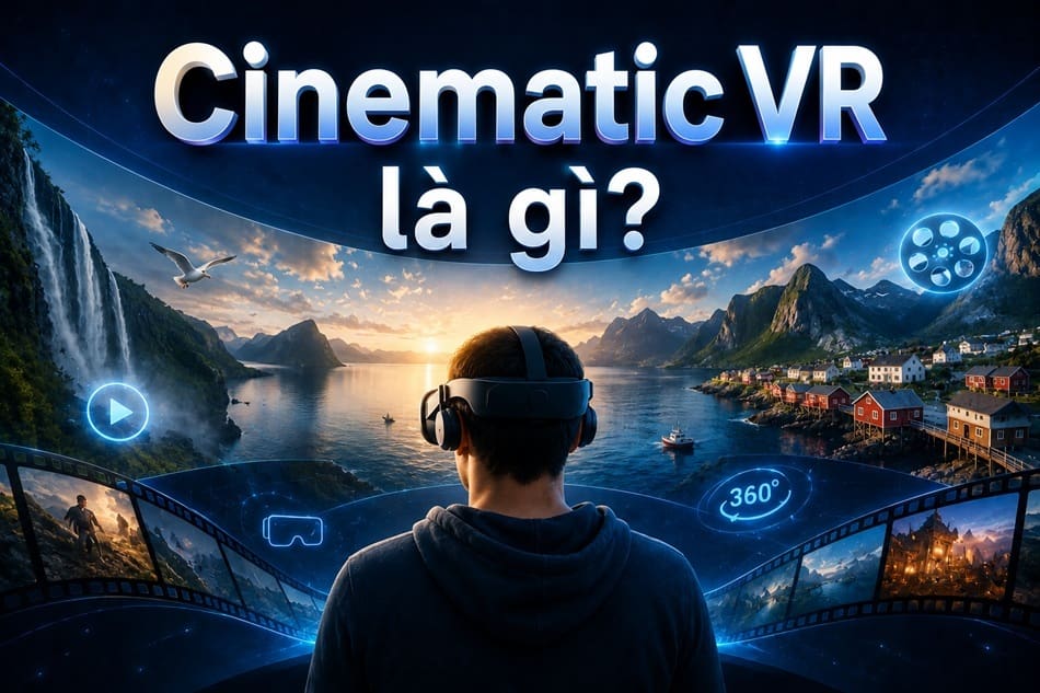Cinematic VR là gì? Tương lai của trải nghiệm kể chuyện nhập vai