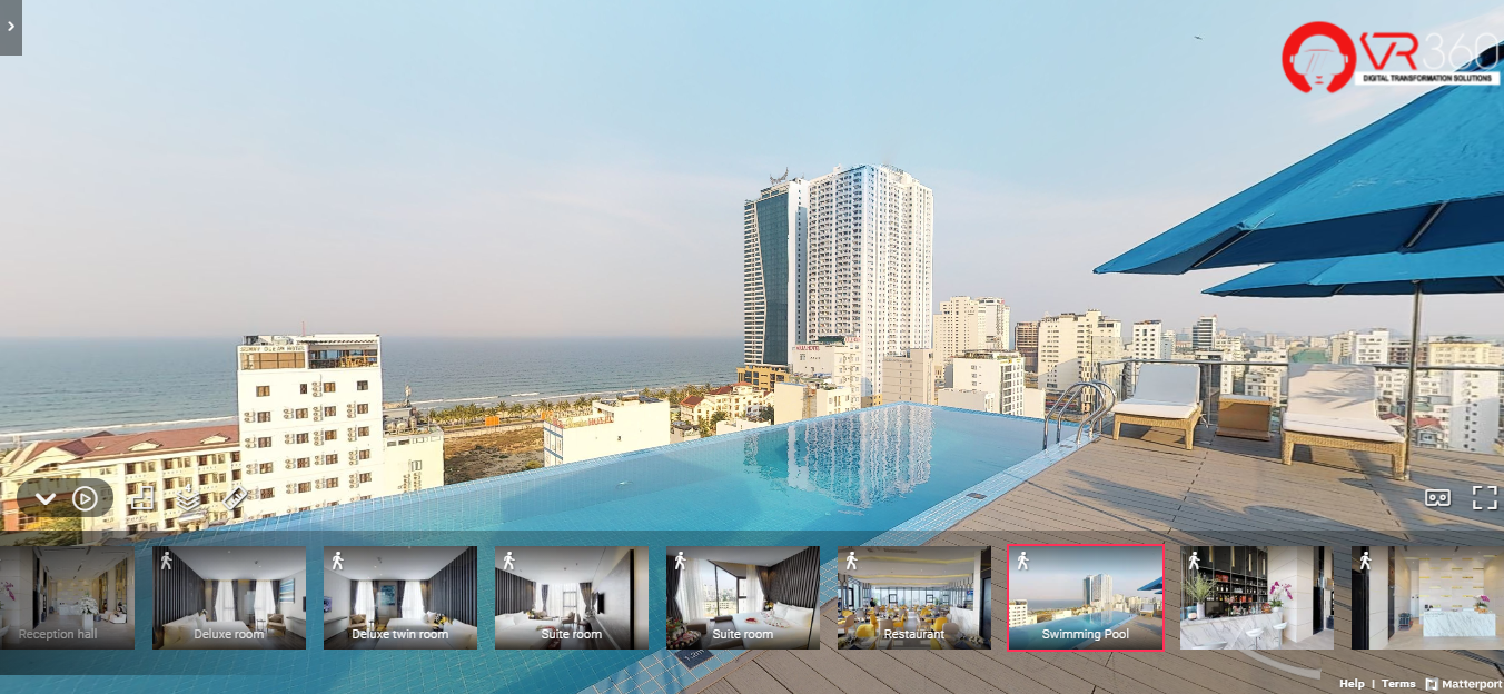 Tham quan ảo khách sạn Grand Ocean Luxury Boutique và khách sạn Crystal Đà Nẵng