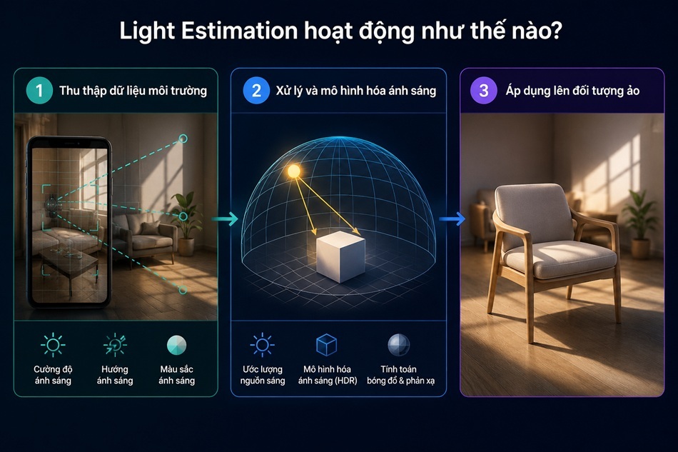 Light Estimation hoạt động như thế nào?