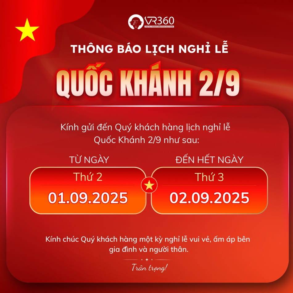 Thông báo nghỉ lễ Quốc Khánh