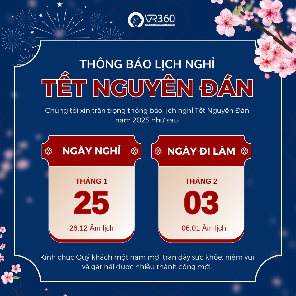 Thông báo nghỉ tết 2025