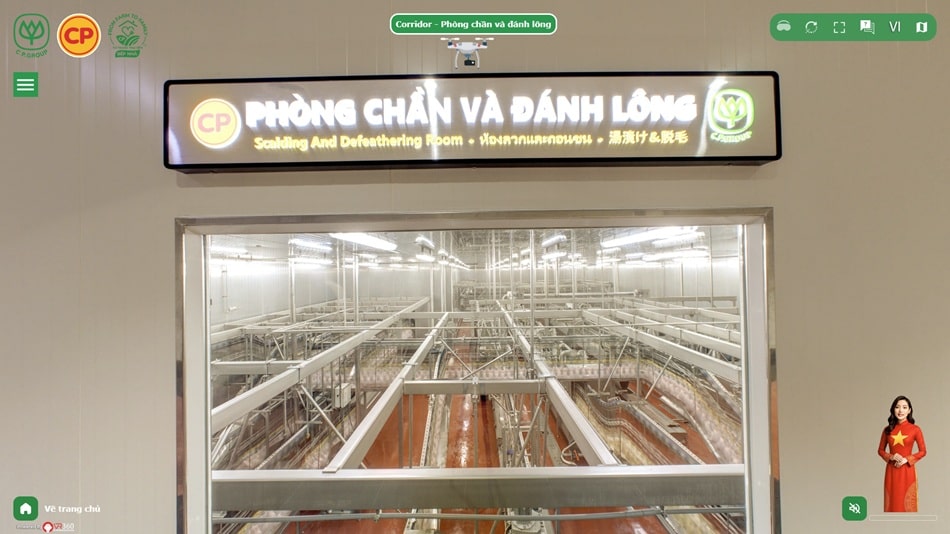 Case Study: Tour 360 Nhà máy C.P. Việt Nam