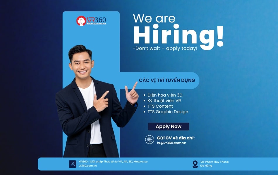 VR360 tuyển dụng tháng 5
