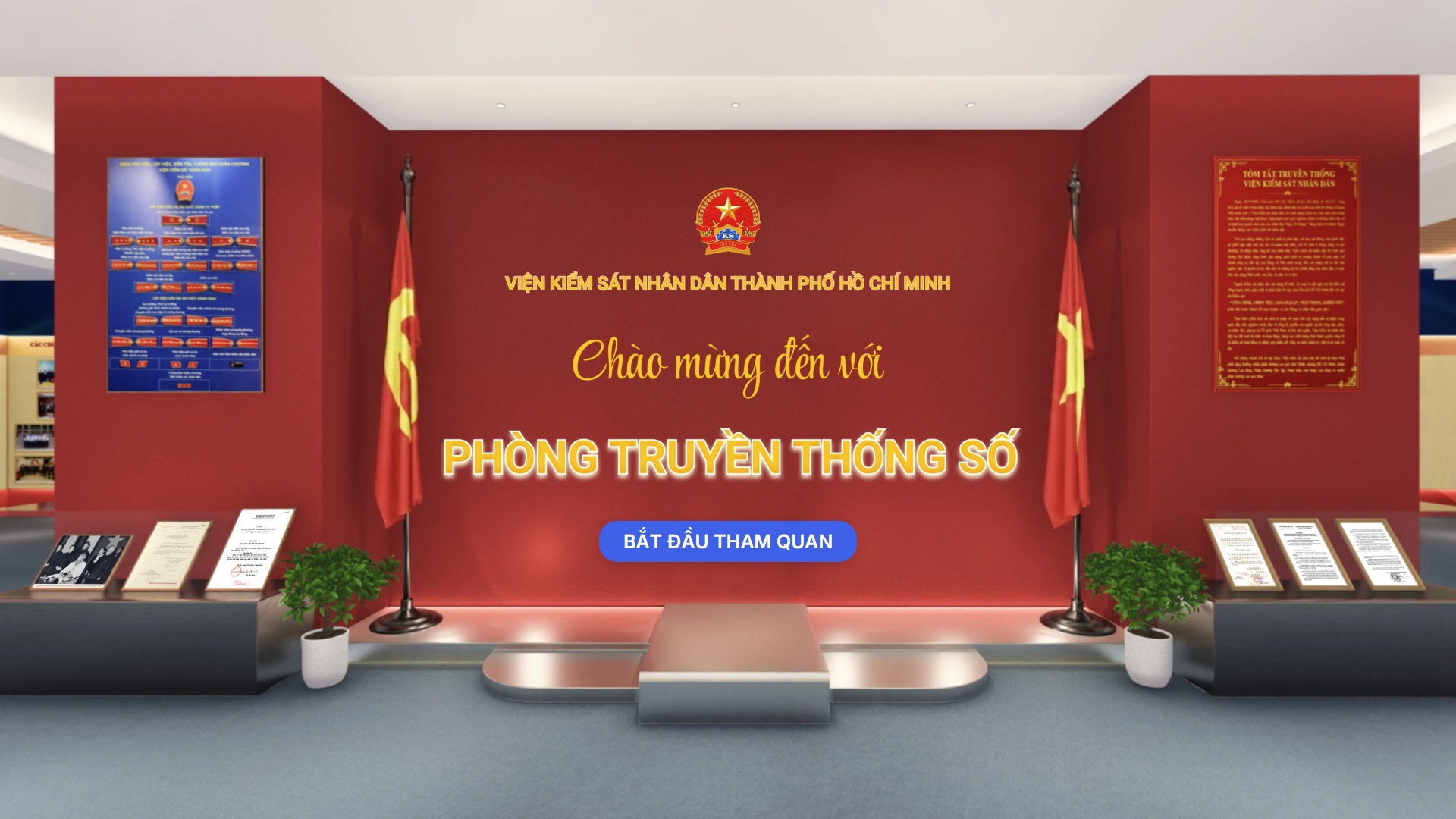 Phòng Truyền thống số Viện Kiểm sát Nhân dân Thành phố Hồ Chí Minh 